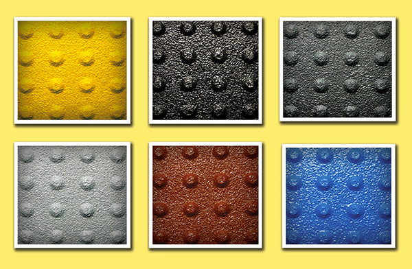 TDD-SSP-11 Self-Adhesive ADA Truncated Domes - 1' x 1' - color chart