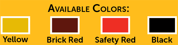 TDD-UT-24 Truncated Domes - Flexible Urethane ADA Pads - 2' x 4' - color chart