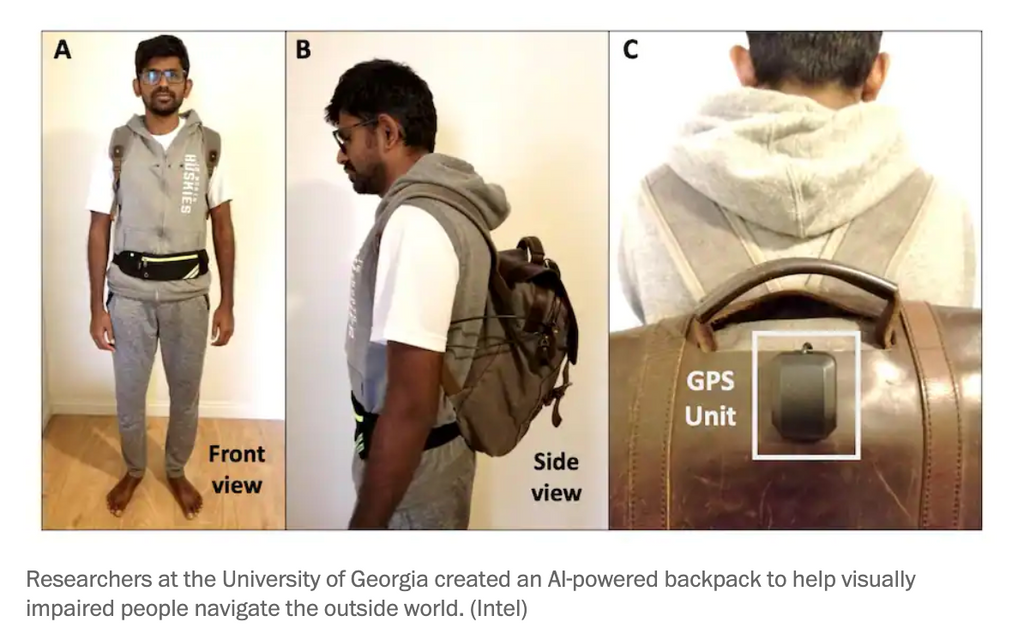 Researchers design an AI-powered backpack for the visually impaired