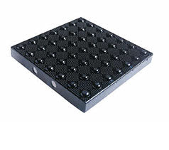TDD-ATC-11 Truncated Domes Cast-in-Place Replaceable Tiles - 1' x 1' - Black