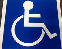 TDD-SSP-ISA ADA Wheelchair Symbol to Mark Handicap Parking Spaces